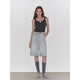 “Unruly Sonata” Neutral Style Loose Feeling Imported Washed Mid Rise Bumped Side Wide Leg Washed Denim Mid Pants