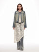 "Urban Fantasy" Retro and fashionable round neck short style comfortable slimming fragrance style denim jacket