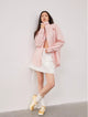 Tencel jacquard striped long-sleeved shirt jacket women's loose top"Spring and Summer Prank"