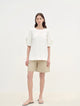 "Sleep Journey" puff sleeve straight short sleeve