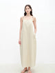 "Island Walk" Cotton Beaded Sling Dress