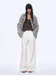 Tencel acetate jacquard check dropped shoulder shirt"Style Diary"