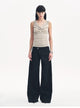 "Energetic Encounter" Modern Temperament Draped Neck Fitted Vest