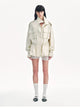 "Relaxed Toning" Lightly Coated Drawstring Waisted Outerwear Summer