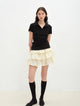 "Blueberry Cream" pure cotton anti-exposure lace cake skirt skirt