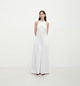"Piano Music" halterneck waist-cinching cocoon dress
