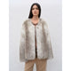 Romantic Nordic Imported colorful fox fur coat