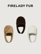 Firelady Fur fur hat with a high-quality feel, three colors of soft, fluffy, rice-grain wool for a warm and cozy look