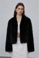 Letrans Women's Short Fox Fur & Leather Coat "Free Spirit Collection"