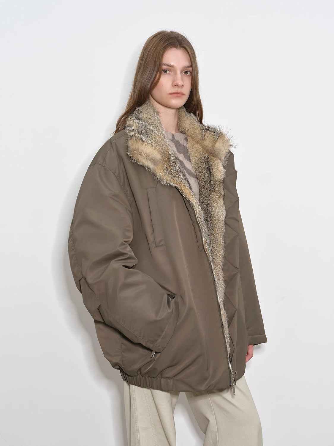 Fox Fur Down Parka | Waterproof Shell | Fireladyfur – Firelady Fur