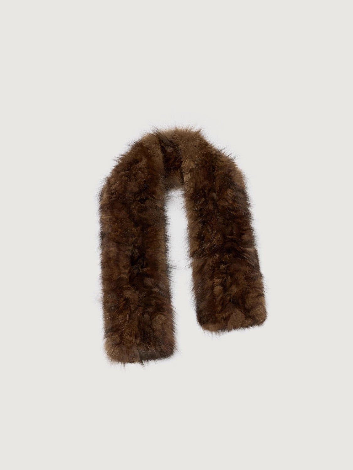 Firelady Fur Mink Fur Scarf Russian Imported Fashionable Retro Old Money Style Plain Weave