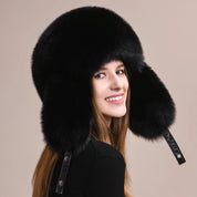 Classic solid color exotic earmuffs hat