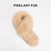 Fox fur double-sided fur scarf