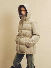 Firelady Fur Women's Fur-Trim Down Parka | Detachable Fox Fur Hood & 90% White Goose Down Fill“Frost Wild”