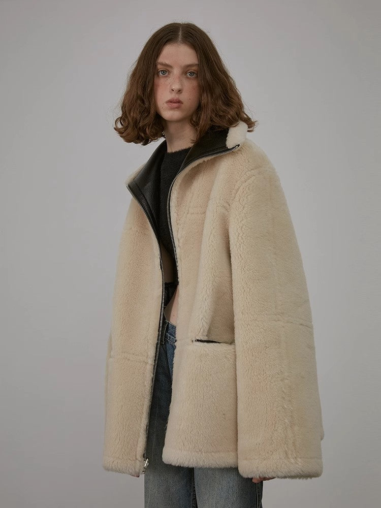 August Night Reversible Shearling Jacket