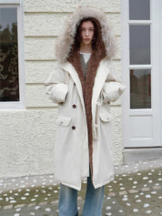 “Manchester City Old Stories II”shearling lining long raccoon fur collar 90 duck down parka