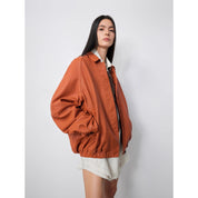 "Sydney Reincarnation" Heavy Wash Waxed Sheepskin Jacket Genuine Leather Outerwear