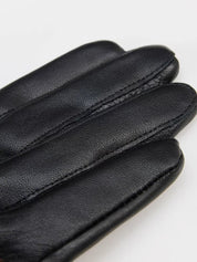 Women's Vintage Raccoon Fur Lightly Coated Genuine Leather Fur Gloves Winter