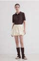 "Alice" low waist anti-exposure flower bud short skirt for women