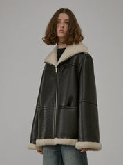 August Night Reversible Shearling Jacket