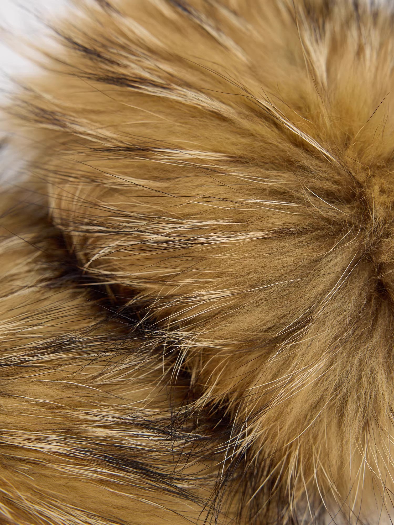 Women's Vintage Raccoon Fur Lightly Coated Genuine Leather Fur Gloves Winter