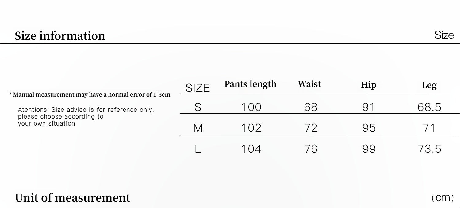 "Leisure Moments" classic low-waisted loose casual straight pants exquisite fashion sense casual pants for women