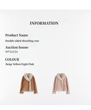 Bella Poetry Reversible Shearling Short Jacket