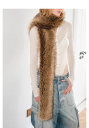 Fashionable sexy fur scarf versatile and warm