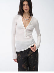 Multi-collar Slim Fit Tencel Wool Short/Long Sleeve Knitted Bottoming T-Shirt"Pure Fashion"
