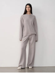 "Fall Winter Mischief" Basalan Merino Wool Knit Outfit