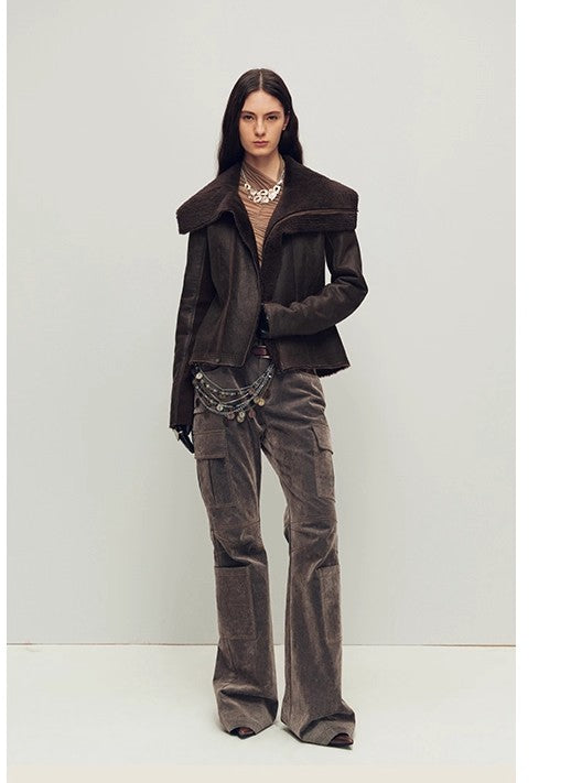 Firelady Fur Women's parka fur coat Two-tone totakrug down jacket “Song of the North”