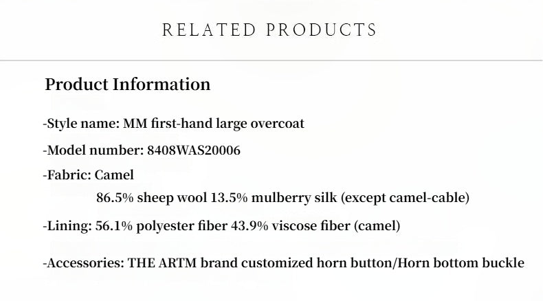 "Desert Rose"Australian imported wool double-breasted high-end woolen coat for small women