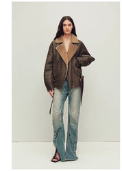 Firelady Fur Women's parka fur coat Two-tone totakrug down jacket “Song of the North”