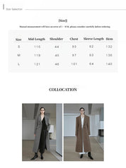 "After the Dawn"Women's Waist-Defined Coat with Suit Collar for Fall and Winter