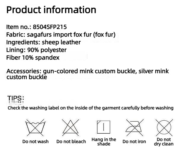 Firelady Fur Women's SAGAFURS Fox Fur Coat - Stand Collar Short Jacket 'Grace Champs-Élysées'