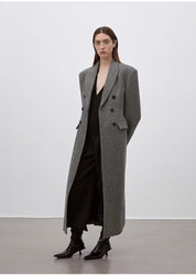 "After the Dawn"Women's Waist-Defined Coat with Suit Collar for Fall and Winter