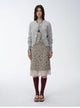 "Flowers and Her" irregular hand-embroidered sequin skirt