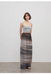 "Above the Flying Clouds" Heavy High-density Silk Luxury High-end Skirt for Women