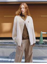 "Urban Home" Imported Merino Wool Fur Sheepskin Jacket for Women