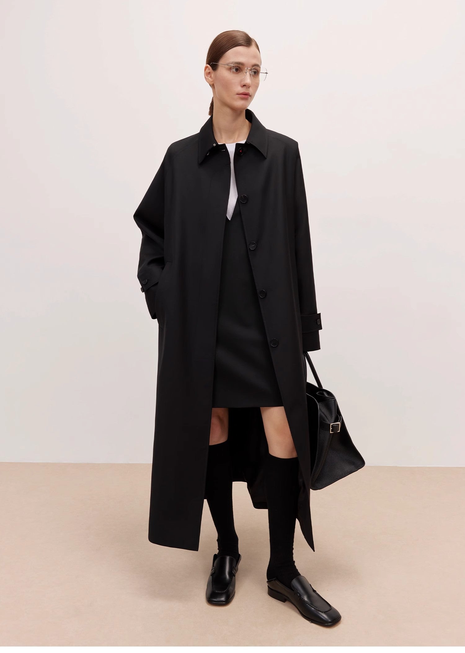 "Fragrant Moment" Trench Coat for Women, New Style, Mid-Length for Petite Figures, High-End British Style Overcoat