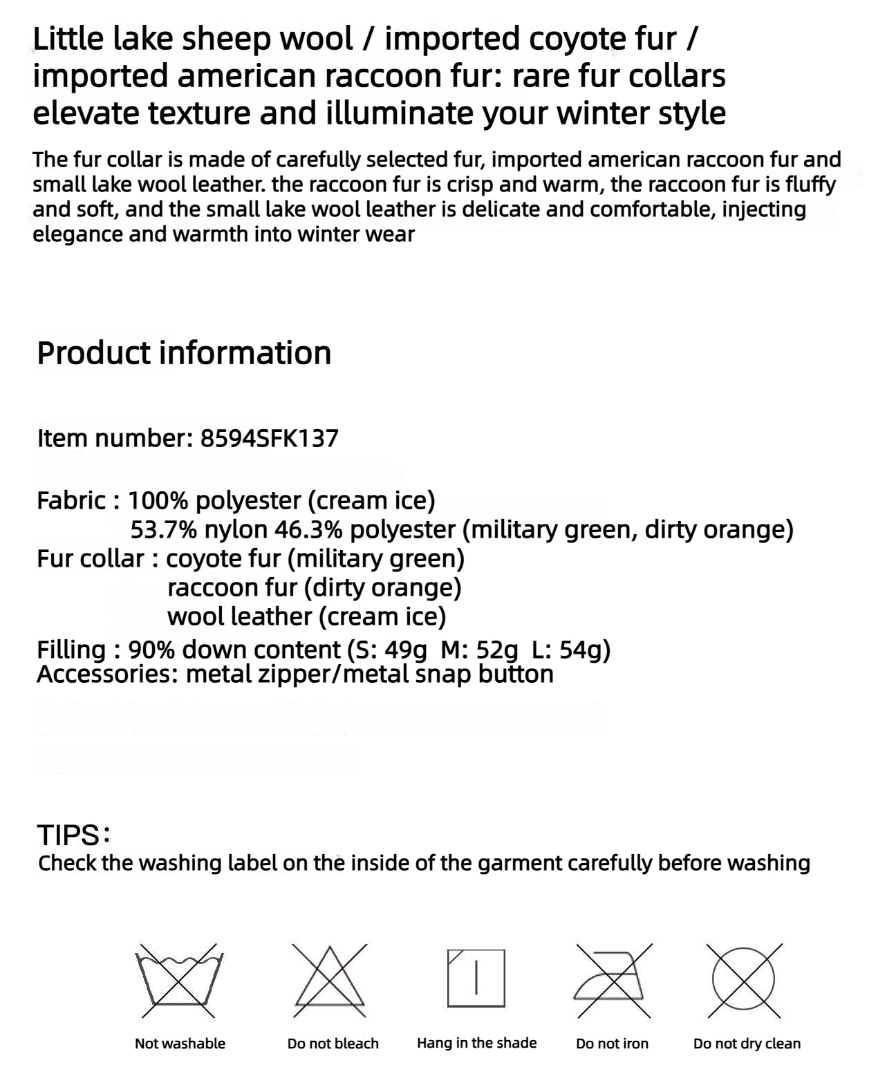 Firelady Fur Women's Multi-Color Fur Collar Parka - Pilot Jacket Style "Serene Heat Island"