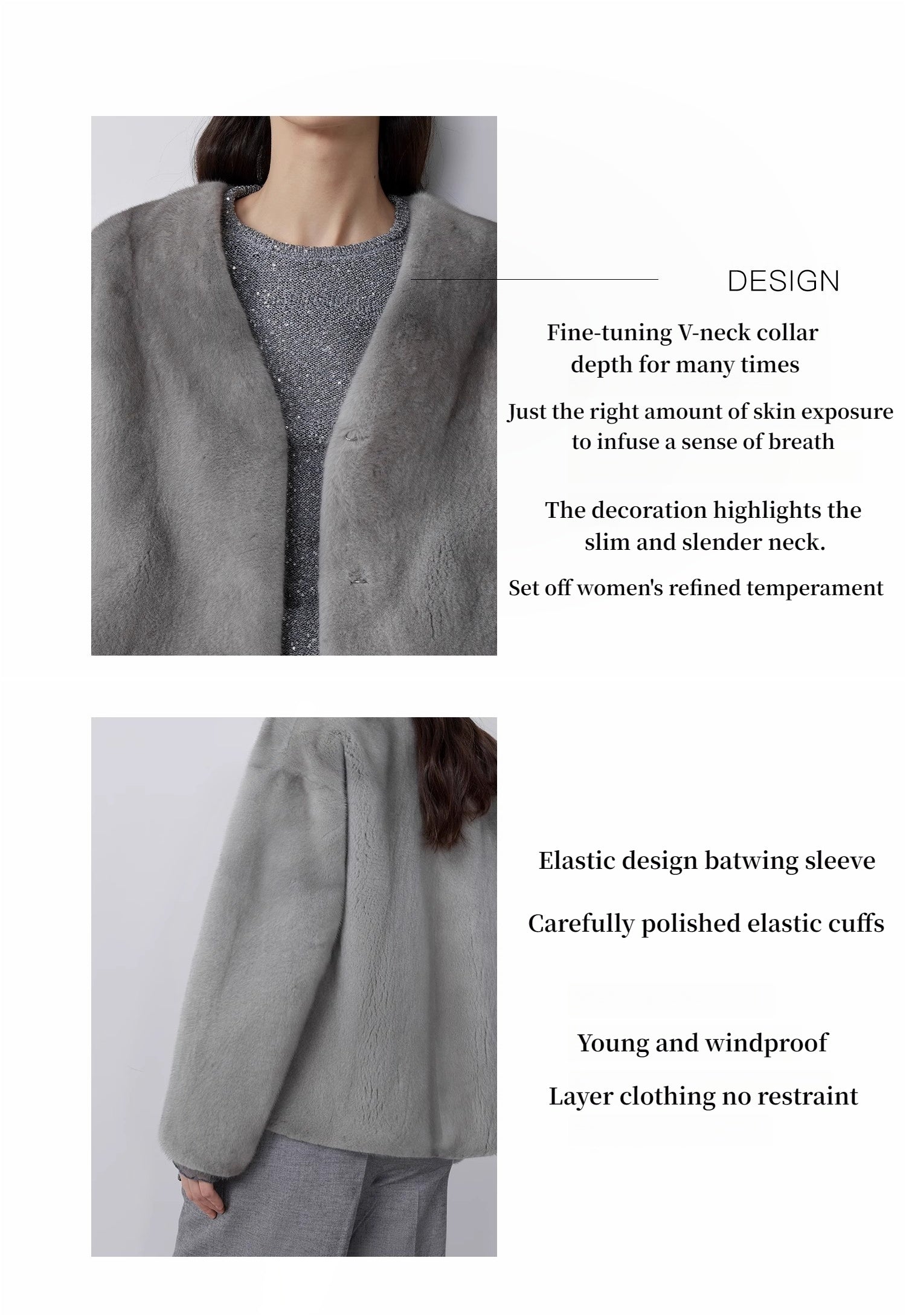 Louvre II Imported Simple Whole Mink Short Coat – Firelady Fur