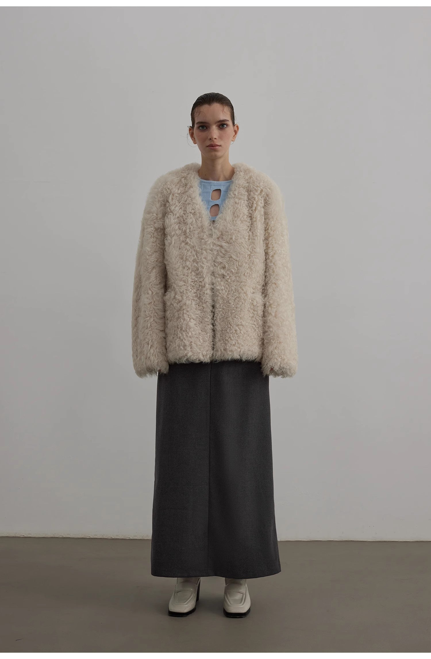 Wanderer Island Imported Tuscan Sheepskin Coat