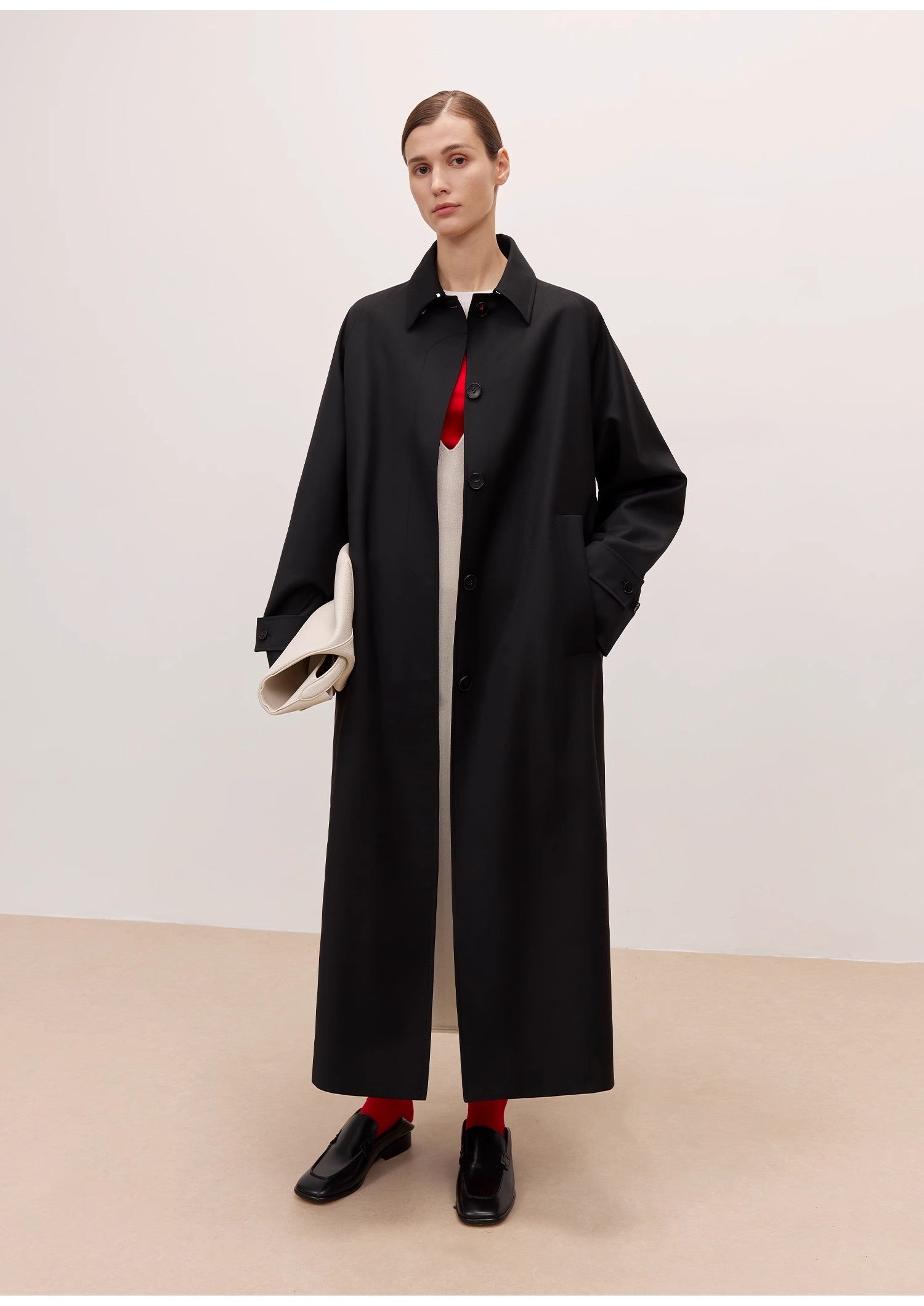 "Fragrant Moment" Trench Coat for Women, New Style, Mid-Length for Petite Figures, High-End British Style Overcoat