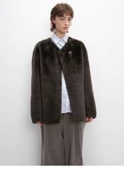 "Urban Home" Imported Merino Wool Fur Sheepskin Jacket for Women