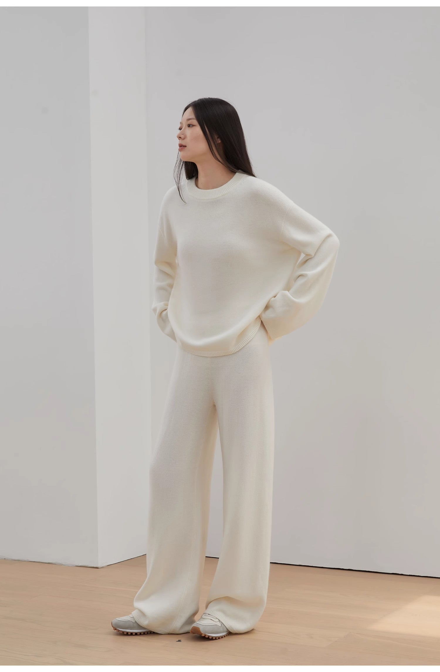 "Fall Winter Mischief" Basalan Merino Wool Knit Outfit