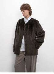 "Urban Home" Imported Merino Wool Fur Sheepskin Jacket for Women