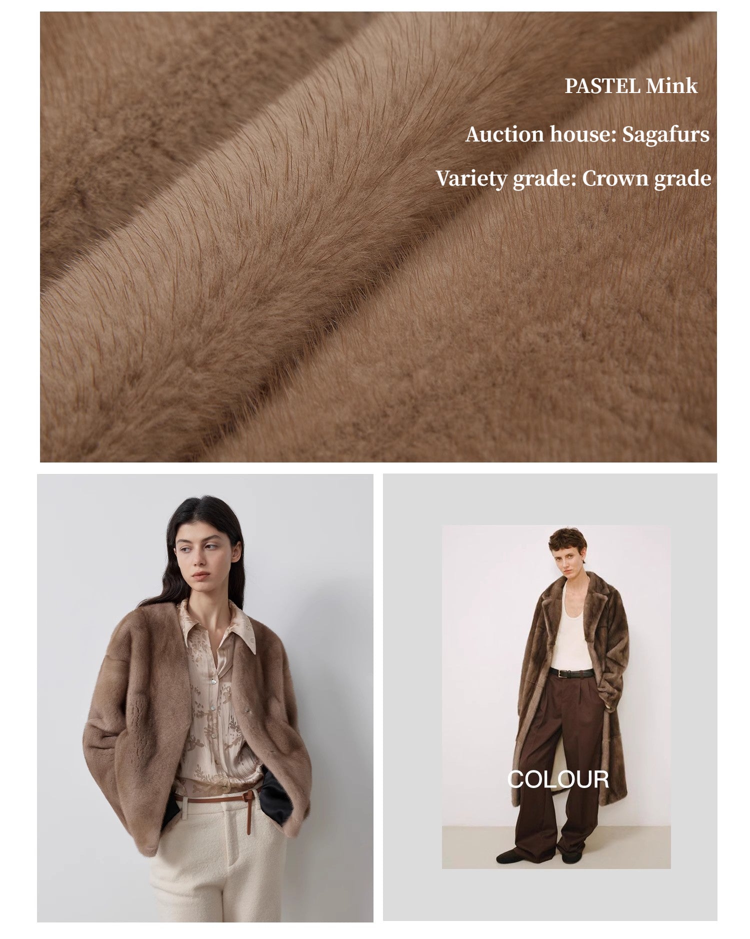 Louvre II Imported Simple Whole Mink Short Coat – Firelady Fur