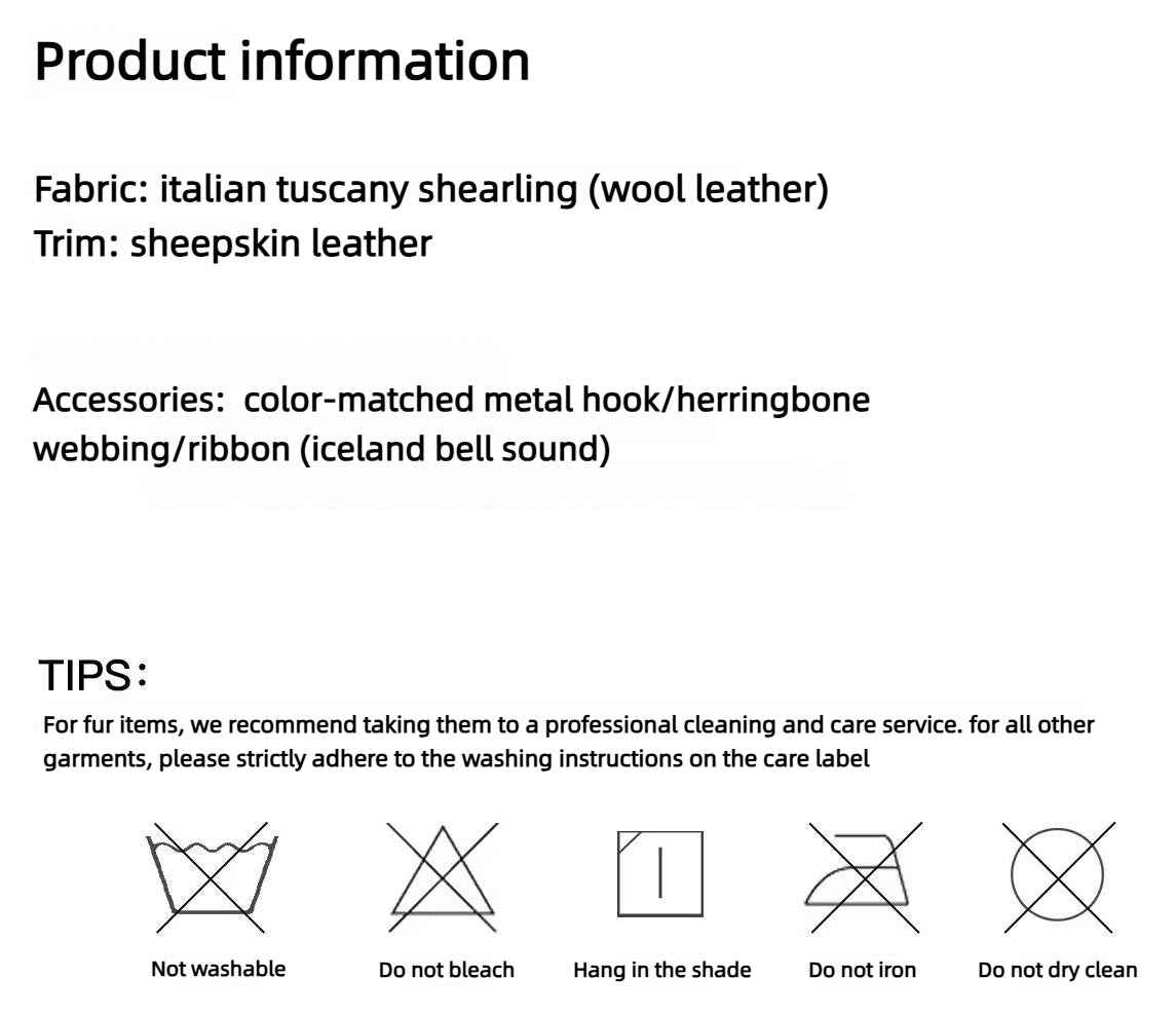 Fireladyfur 3D H-Line Tuscan Curly Fur Coat - Icelandic Bell Sound