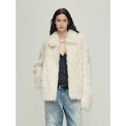 Fireladyfur 3D H-Line Tuscan Curly Fur Coat - Icelandic Bell Sound